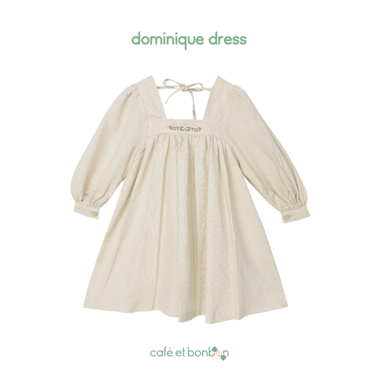 dominique dress - cream