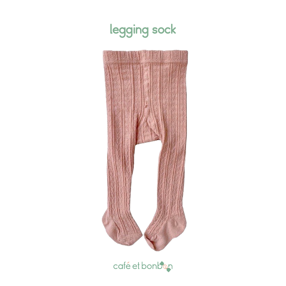 legging socks - rosey