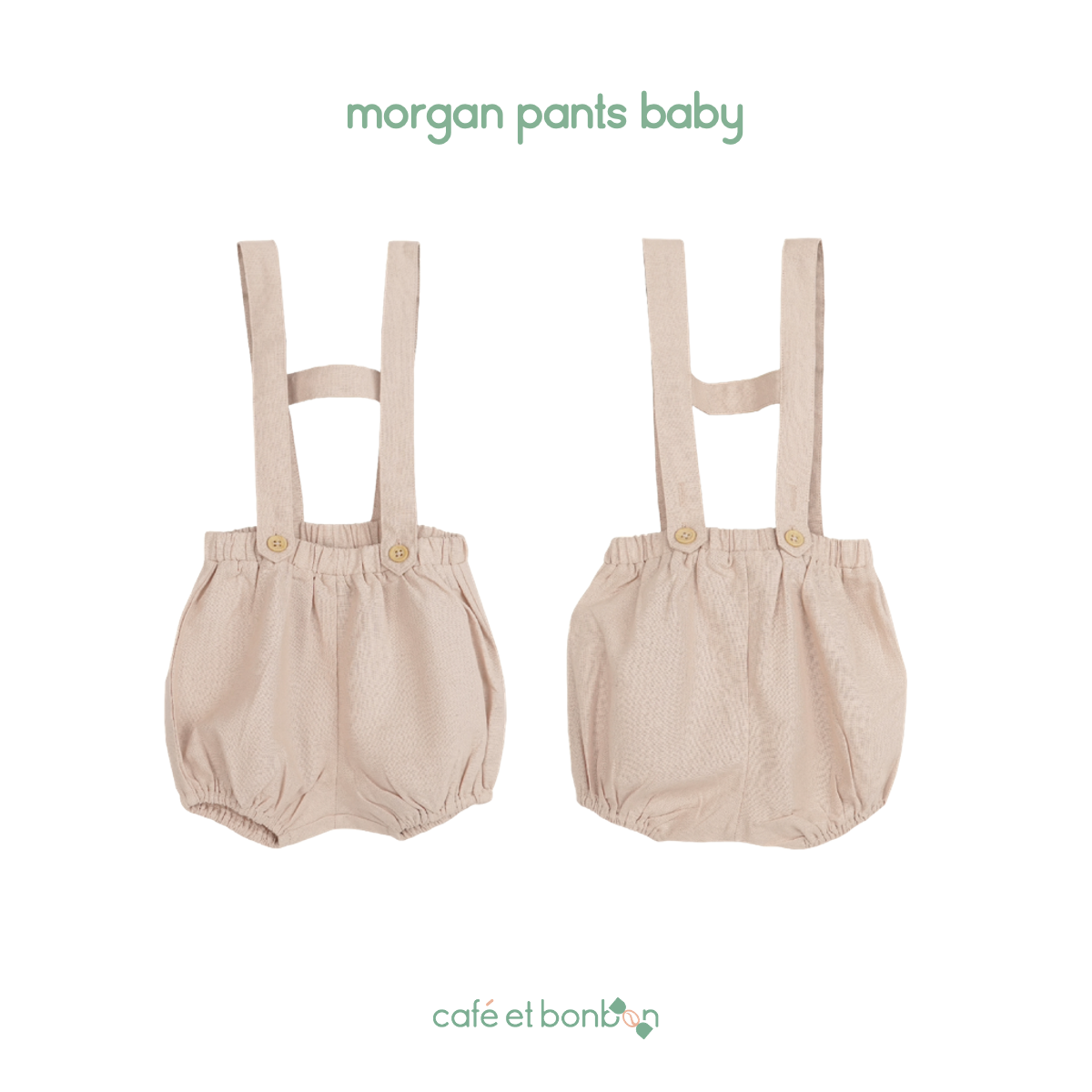 morgan pants baby - cream