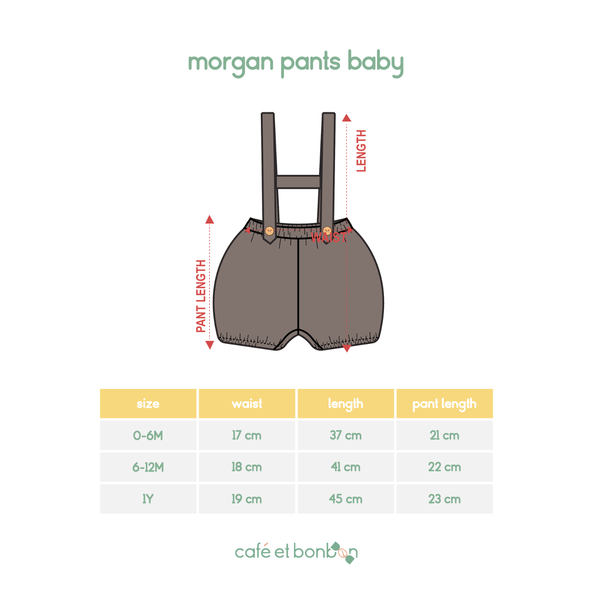 morgan pants baby - cream