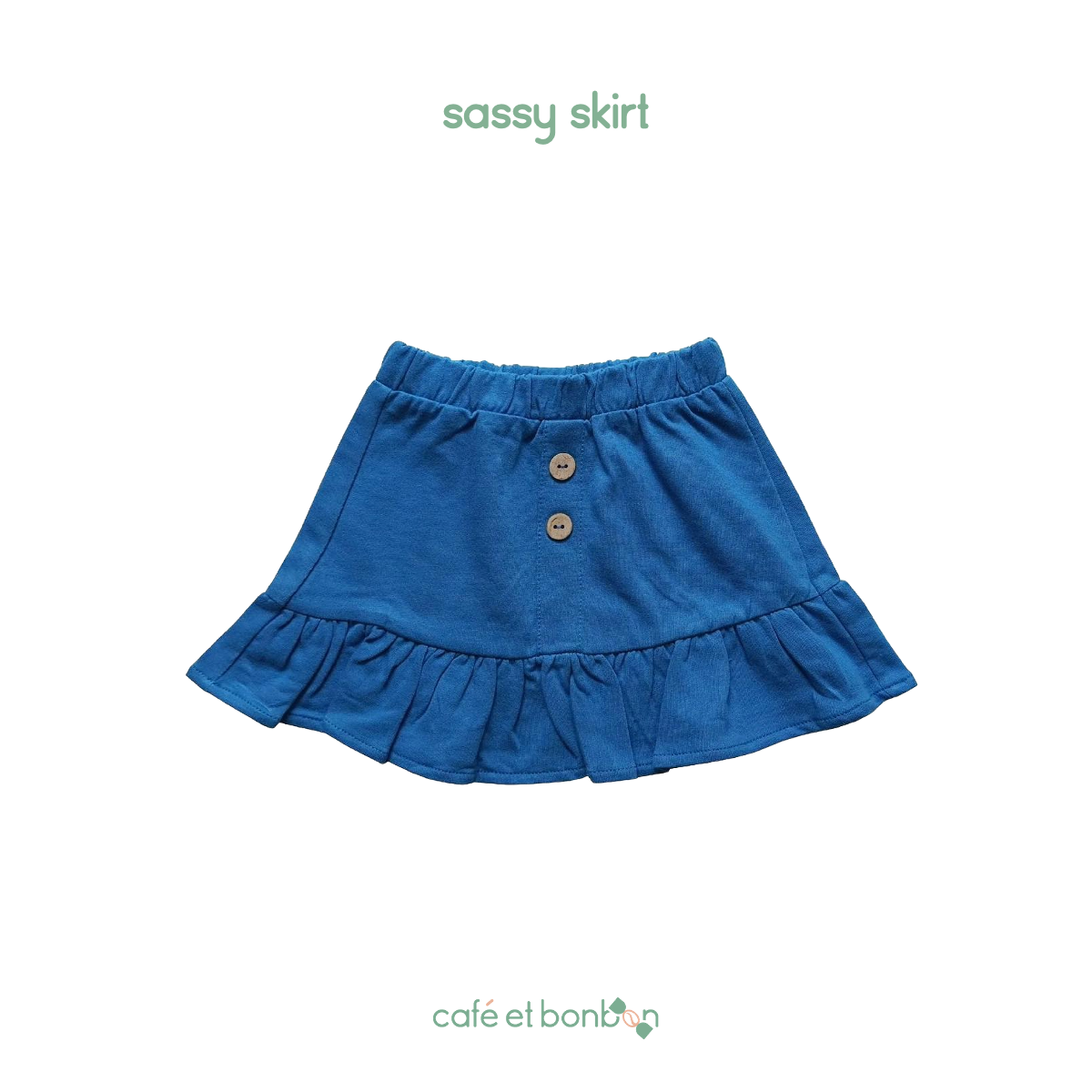 sassy skirt - blue